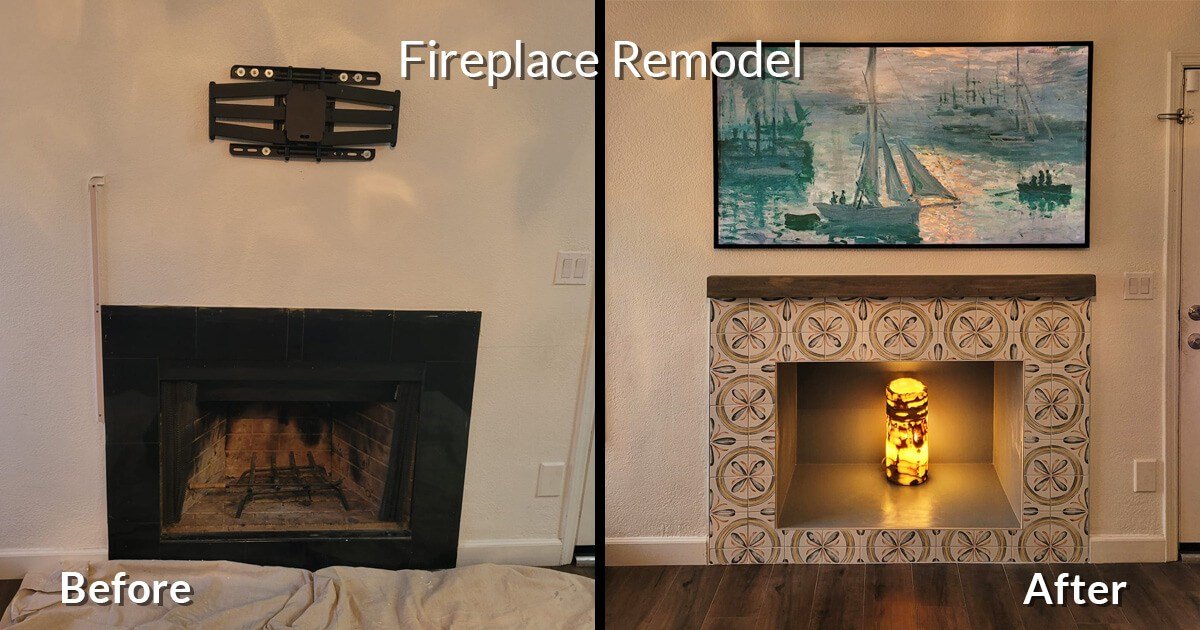 Fireplace remodel